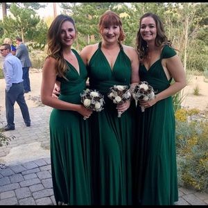 Tricks of the Trade Forest Green Maxi Dress